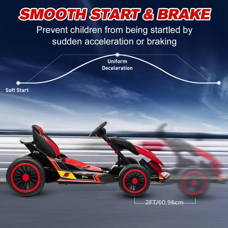24V Electric Kids' Drift Go Kart
