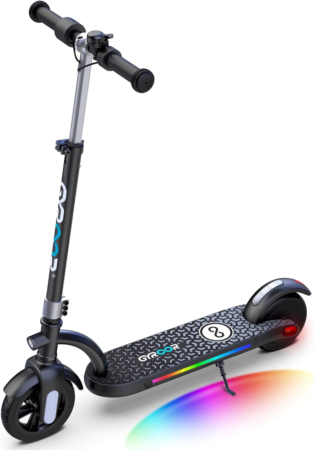 Kids Electric Scooter: 180W Motor, 10 MPH with LED Display, Adjustable Height