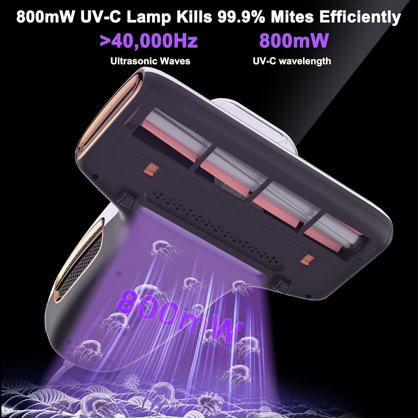Mattress Vacuum Cleaner with UV-C Light