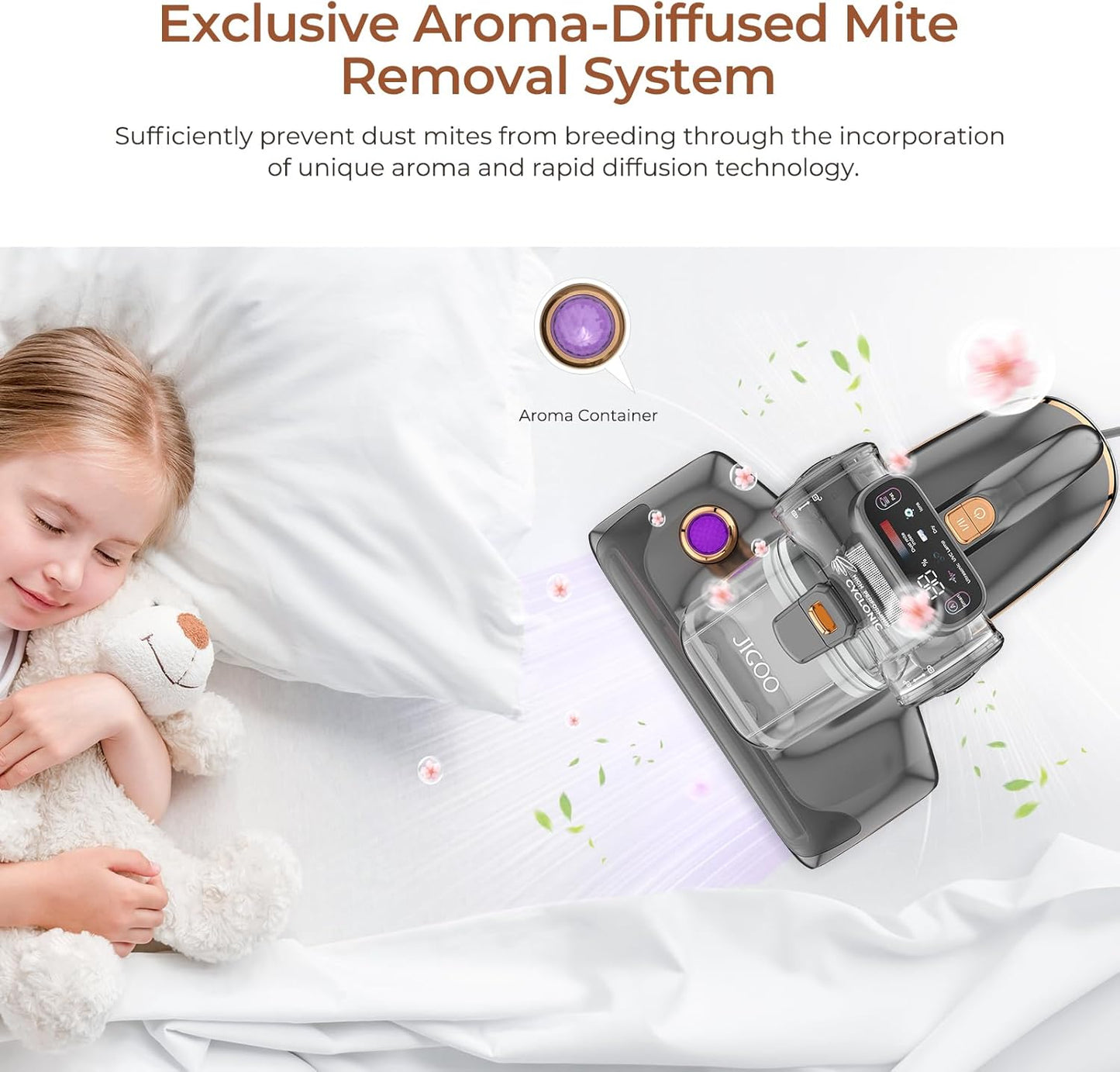 Mattress Vacuum Cleaner with UV-C Light