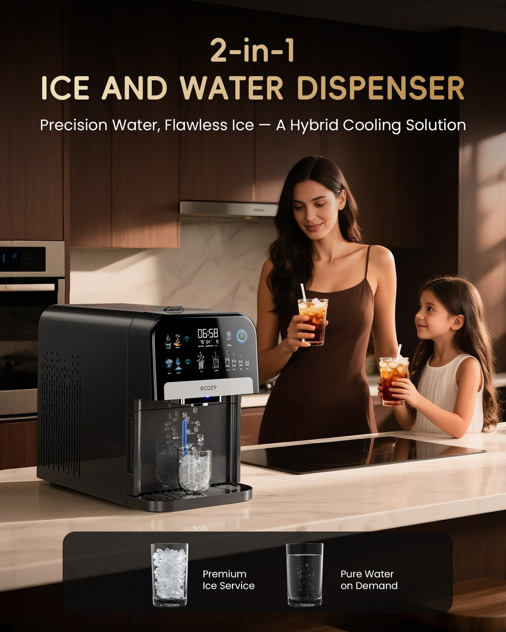 Nugget Ice Maker Dispenser