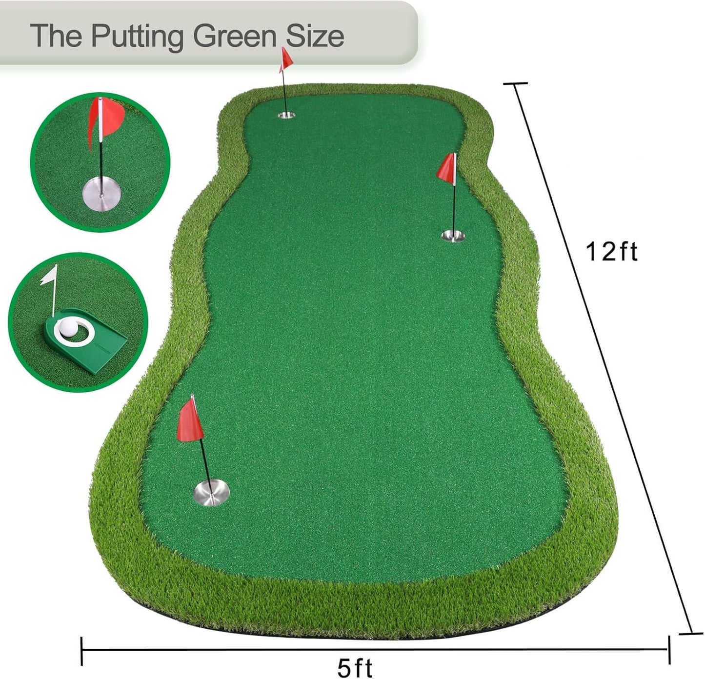 Large Professional Golf Putting Practice Mat