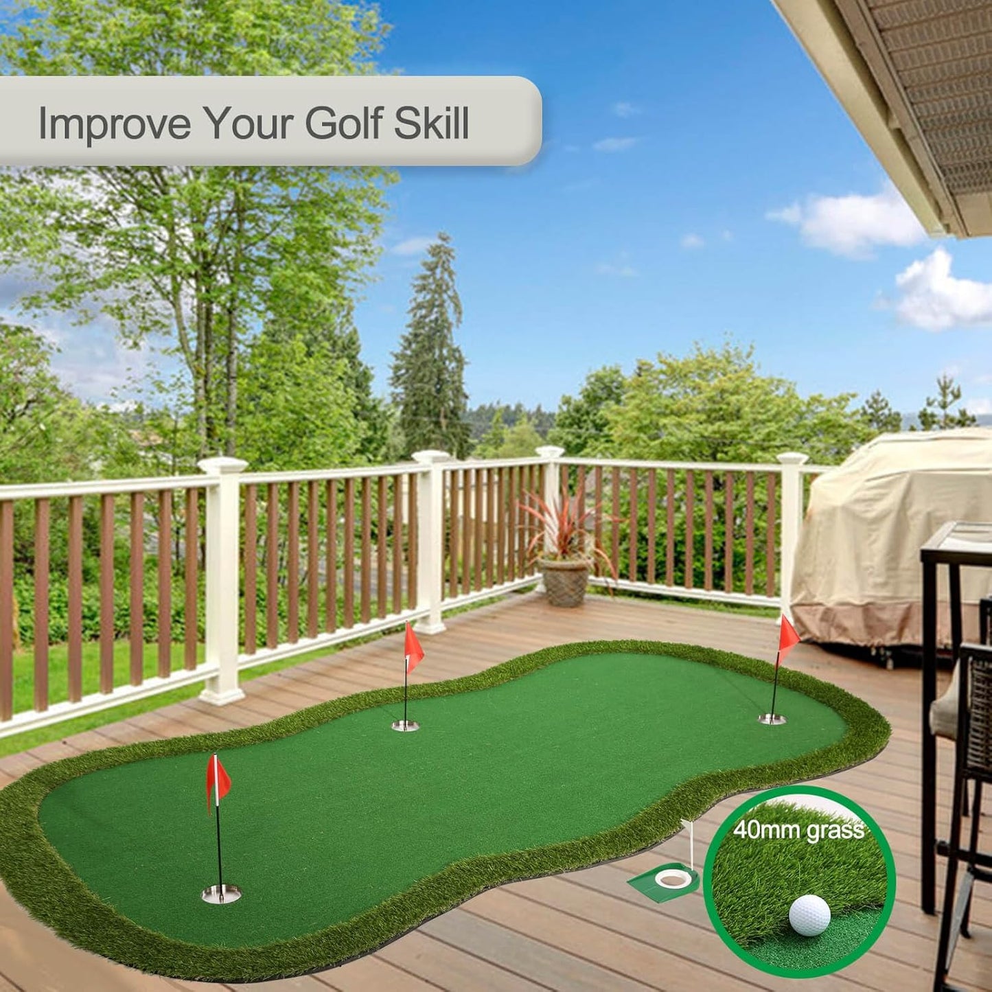 Large Professional Golf Putting Practice Mat