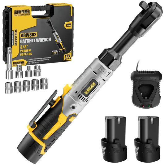 3/8" Cordless Ratchet Wrench Set