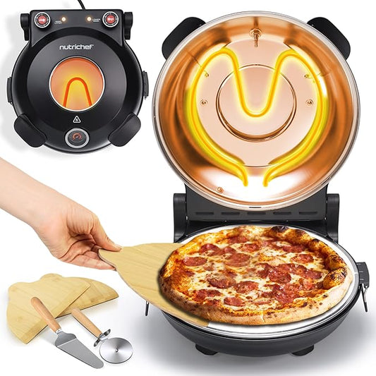 🍕 12 Inch Countertop Pizza Oven - 🔥 Last Day 49% OFF