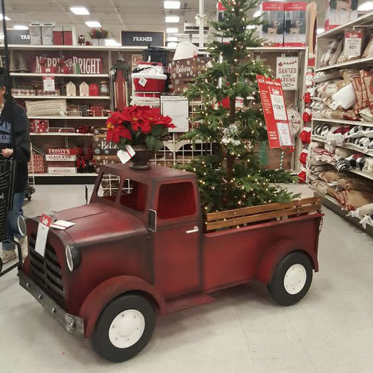 Large Iron Christmas Farmhouse Truck🚗