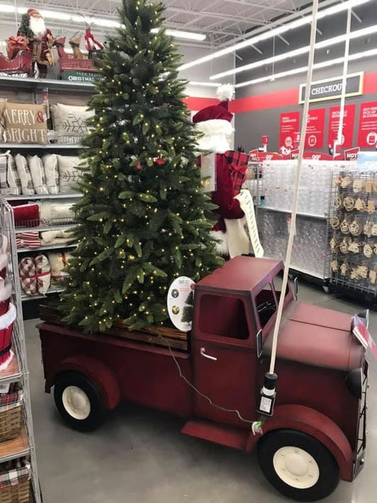 Large Iron Christmas Farmhouse Truck🚗
