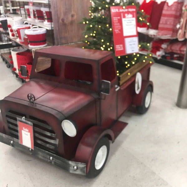Large Iron Christmas Farmhouse Truck🚗