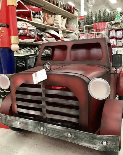 Large Iron Christmas Farmhouse Truck🚗