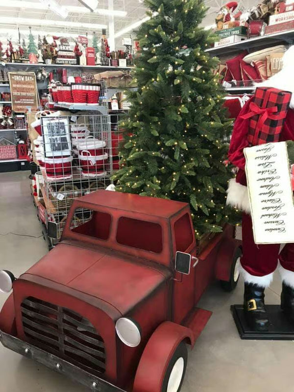 Large Iron Christmas Farmhouse Truck🚗