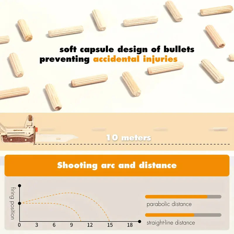 Assault Rifle Model: 3D Wooden Puzzle, DIY Craft Kit