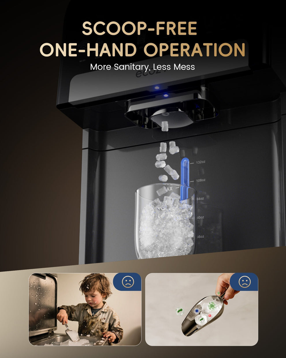 Nugget Ice Maker Dispenser