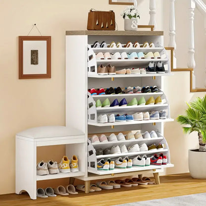 Drawer-type Shoe Cabinet with Storage Stool - 🔥Last Day 49% OFF