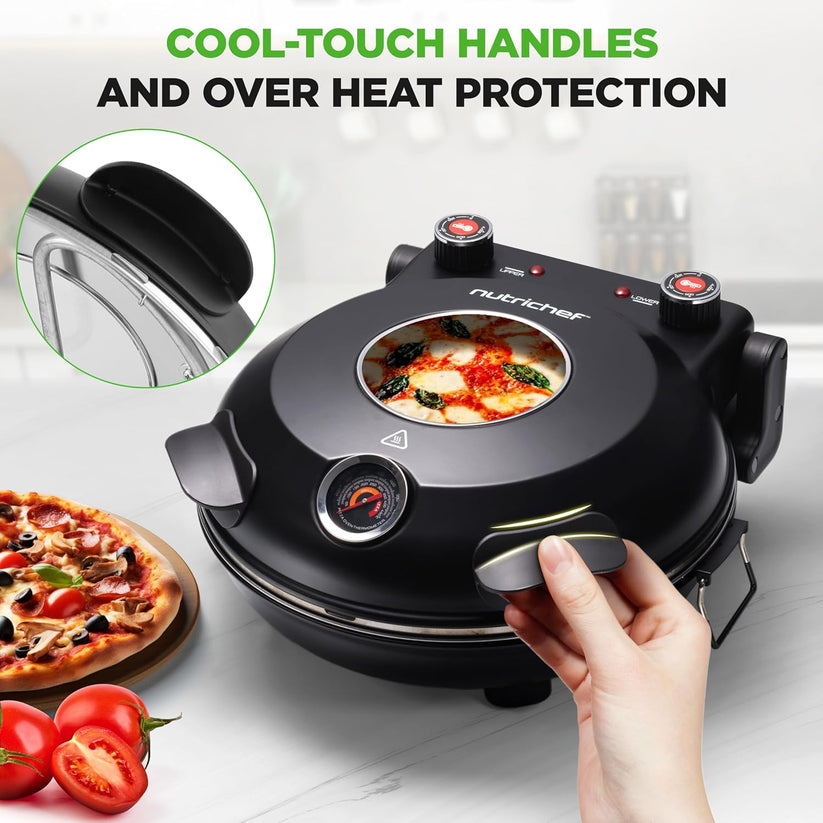 🍕 12 Inch Countertop Pizza Oven - 🔥 Last Day 49% OFF
