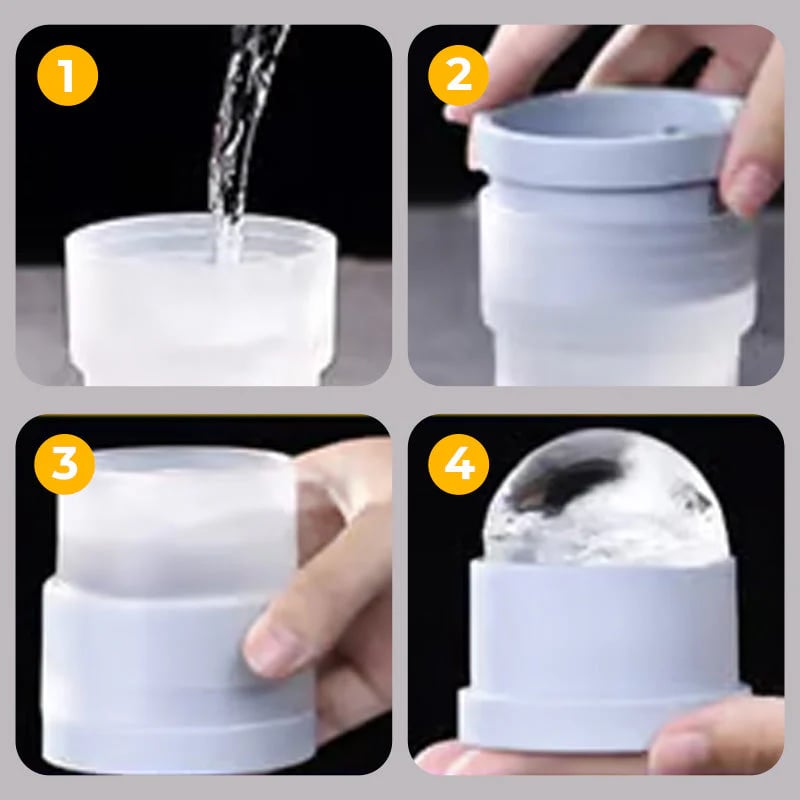 Portable Silicone Ice Ball Maker