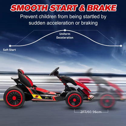 24V Electric Kids' Drift Go Kart