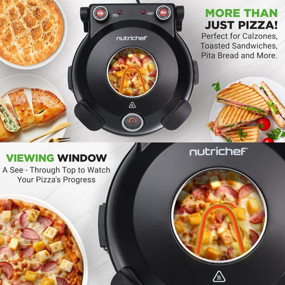 🍕 12 Inch Countertop Pizza Oven - 🔥 Last Day 49% OFF