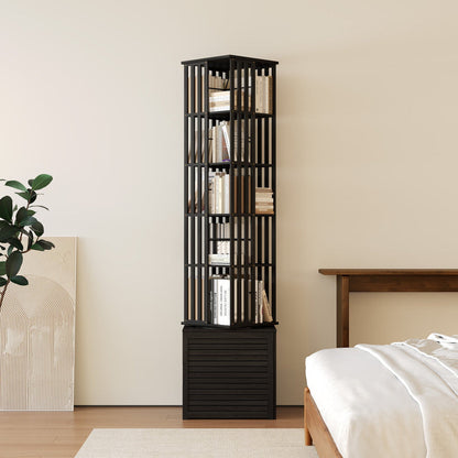 360° rotating bookshelf/CD storage rack