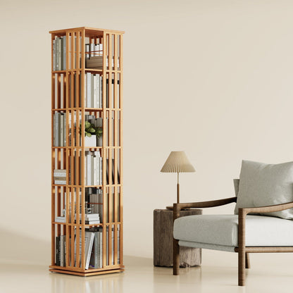 360° rotating bookshelf/CD storage rack