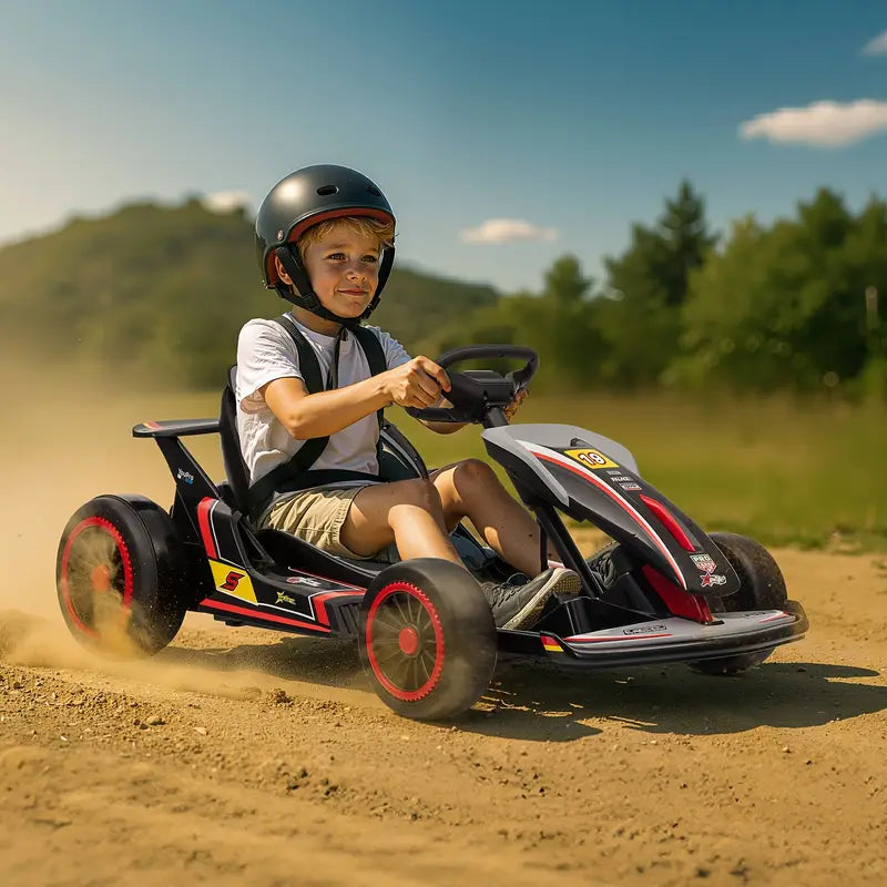 24V Electric Kids' Drift Go Kart
