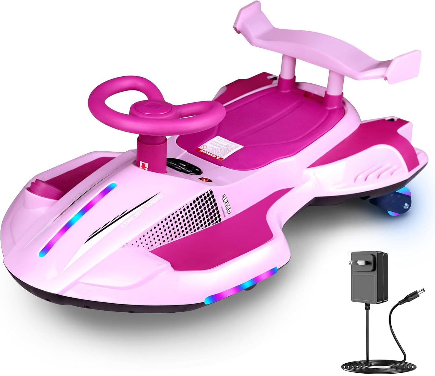 12V Electric Wiggle Car with Jet Effect