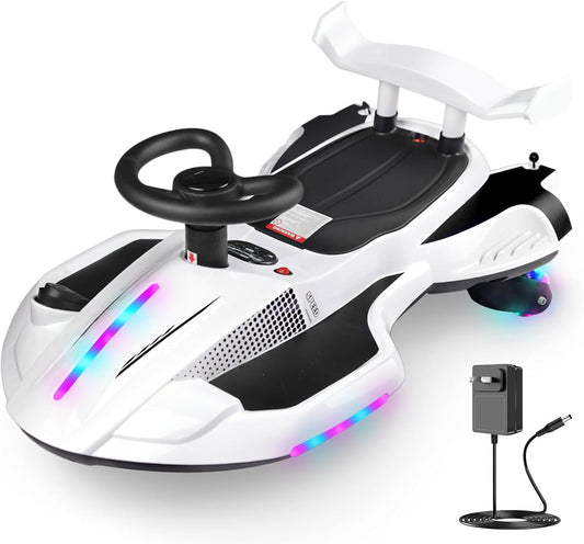 12V Electric Wiggle Car with Jet Effect