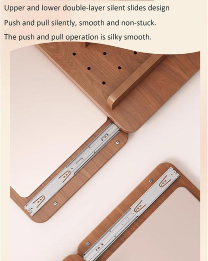 Wall-Mounted Pegboard with Hidden Full-Length Mirror - 🔥 Last Day 49% OFF