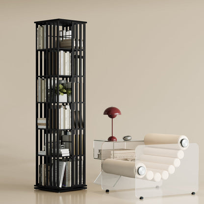360° rotating bookshelf/CD storage rack