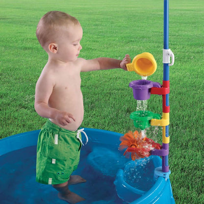 Kids Activity Pool with Umbrella – 7-Piece Toys