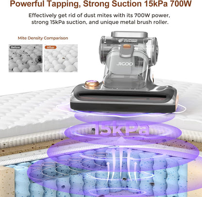 Mattress Vacuum Cleaner with UV-C Light
