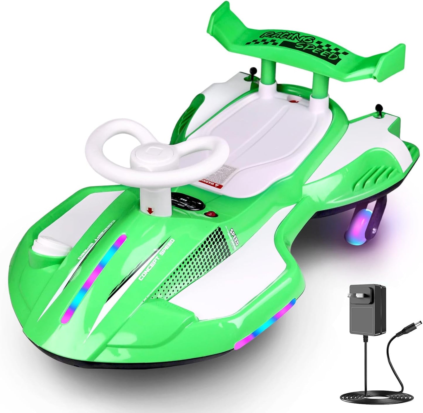 12V Electric Wiggle Car with Jet Effect