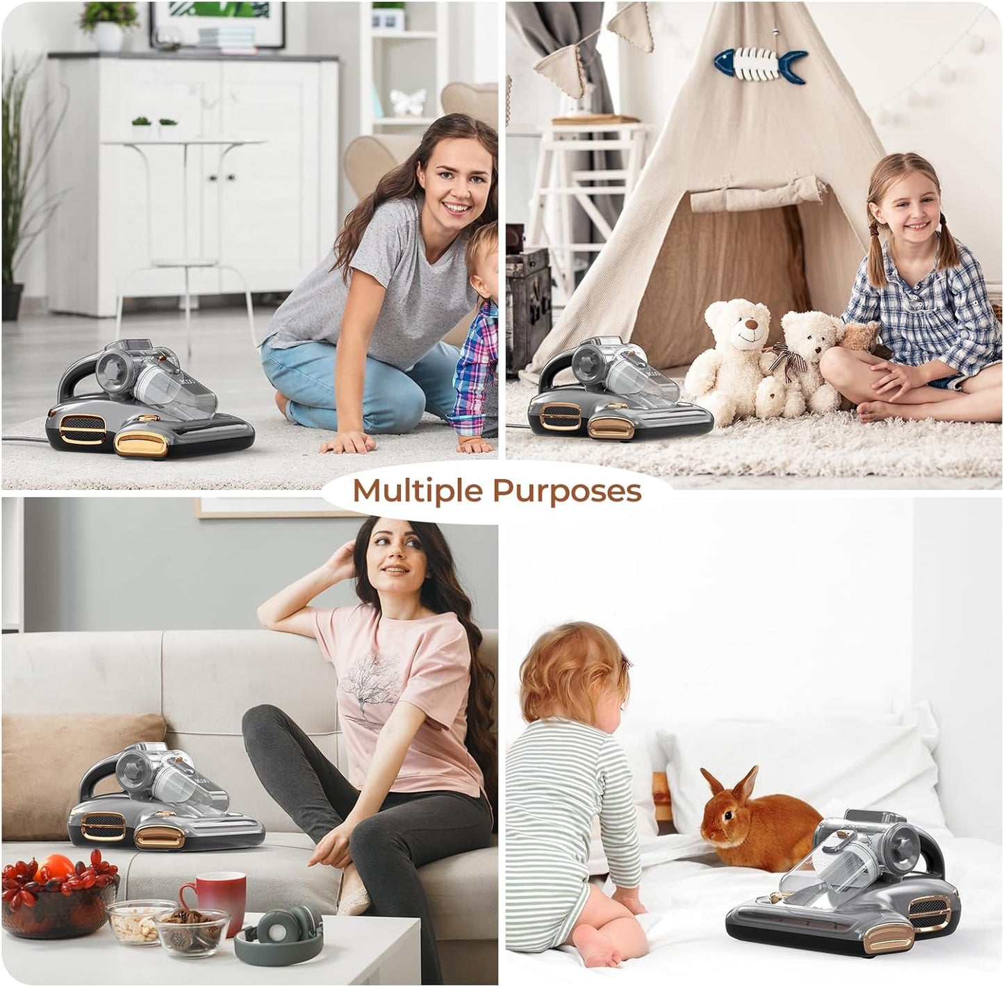 Mattress Vacuum Cleaner with UV-C Light