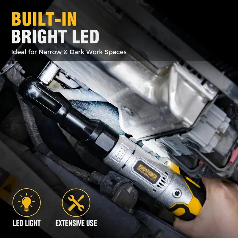 3/8" Cordless Ratchet Wrench Set