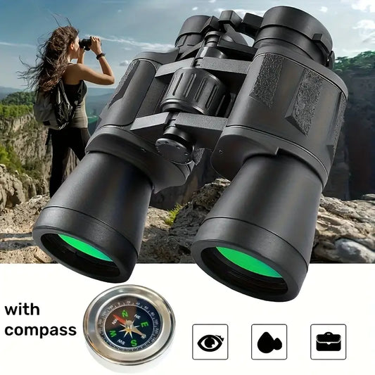 10x50 HD Wide Angle Binoculars | Professional High Magnification, Durable Lightweight Polycarbonat