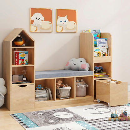 Kids Oak Bookshelf