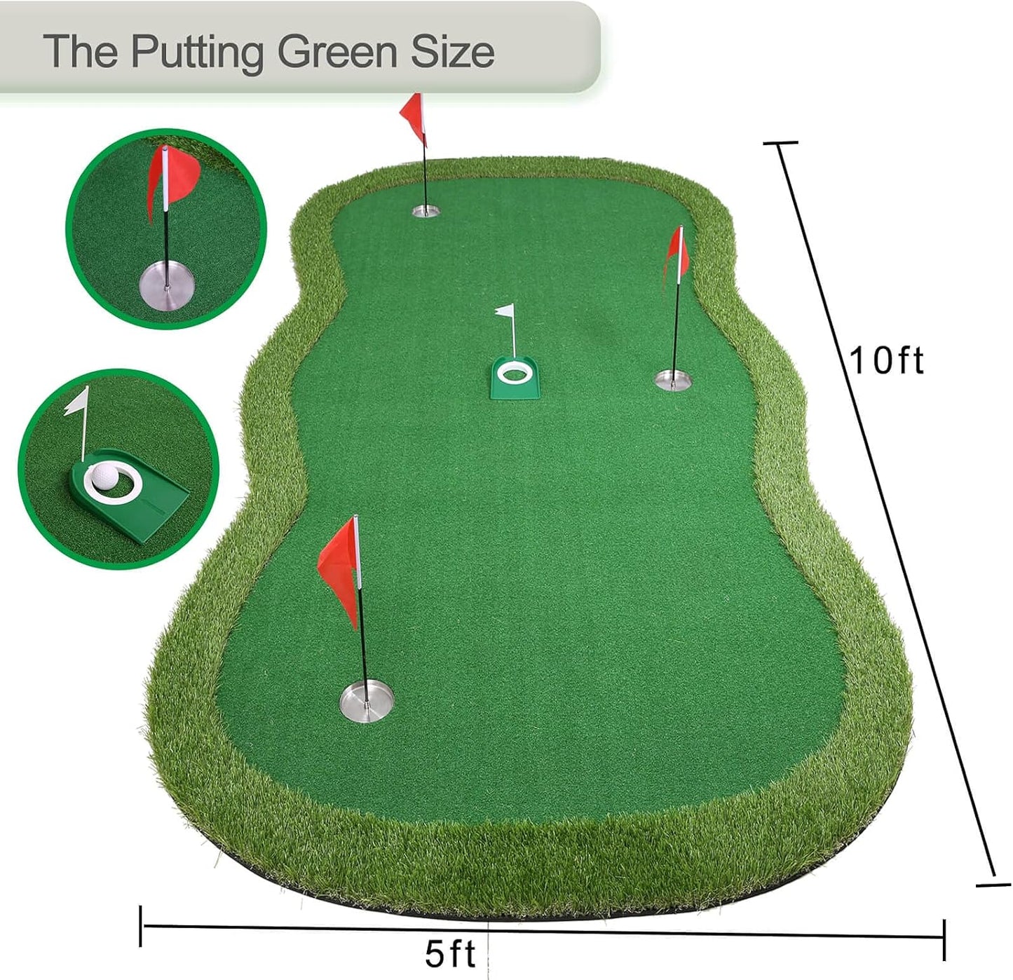 Large Professional Golf Putting Practice Mat