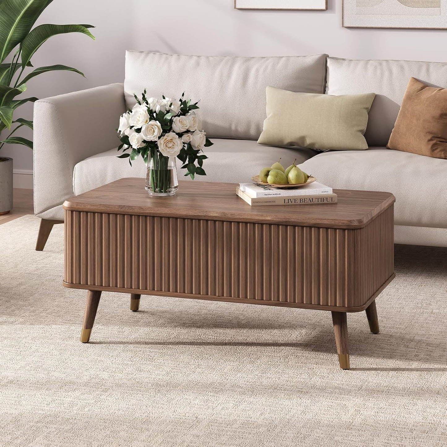 Lift Top Coffee Table with Storage