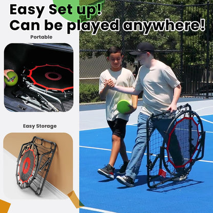 Multi-Sport Training Rebounder Net – for Basketball (Passing, Shooting Practice & Games)