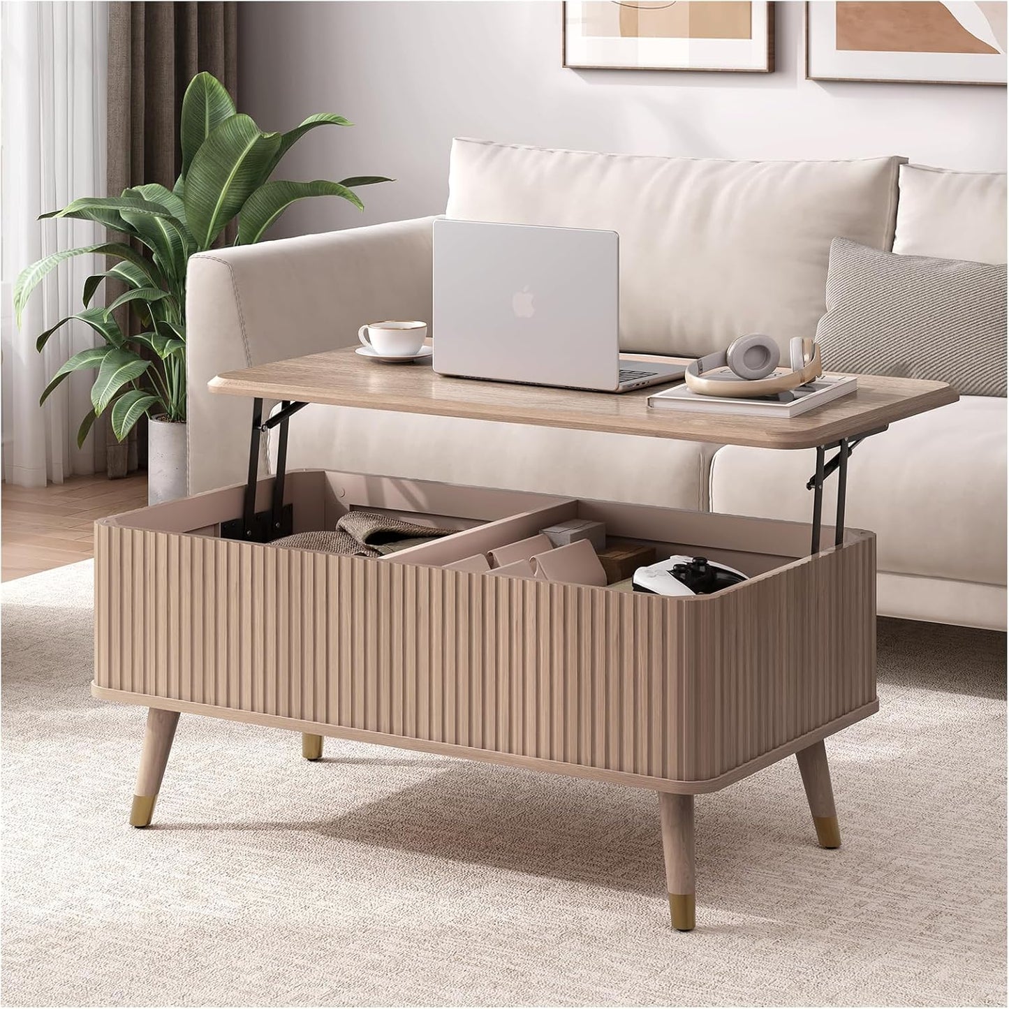 Lift Top Coffee Table with Storage