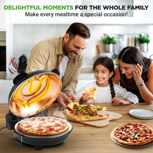 🍕 12 Inch Countertop Pizza Oven - 🔥 Last Day 49% OFF