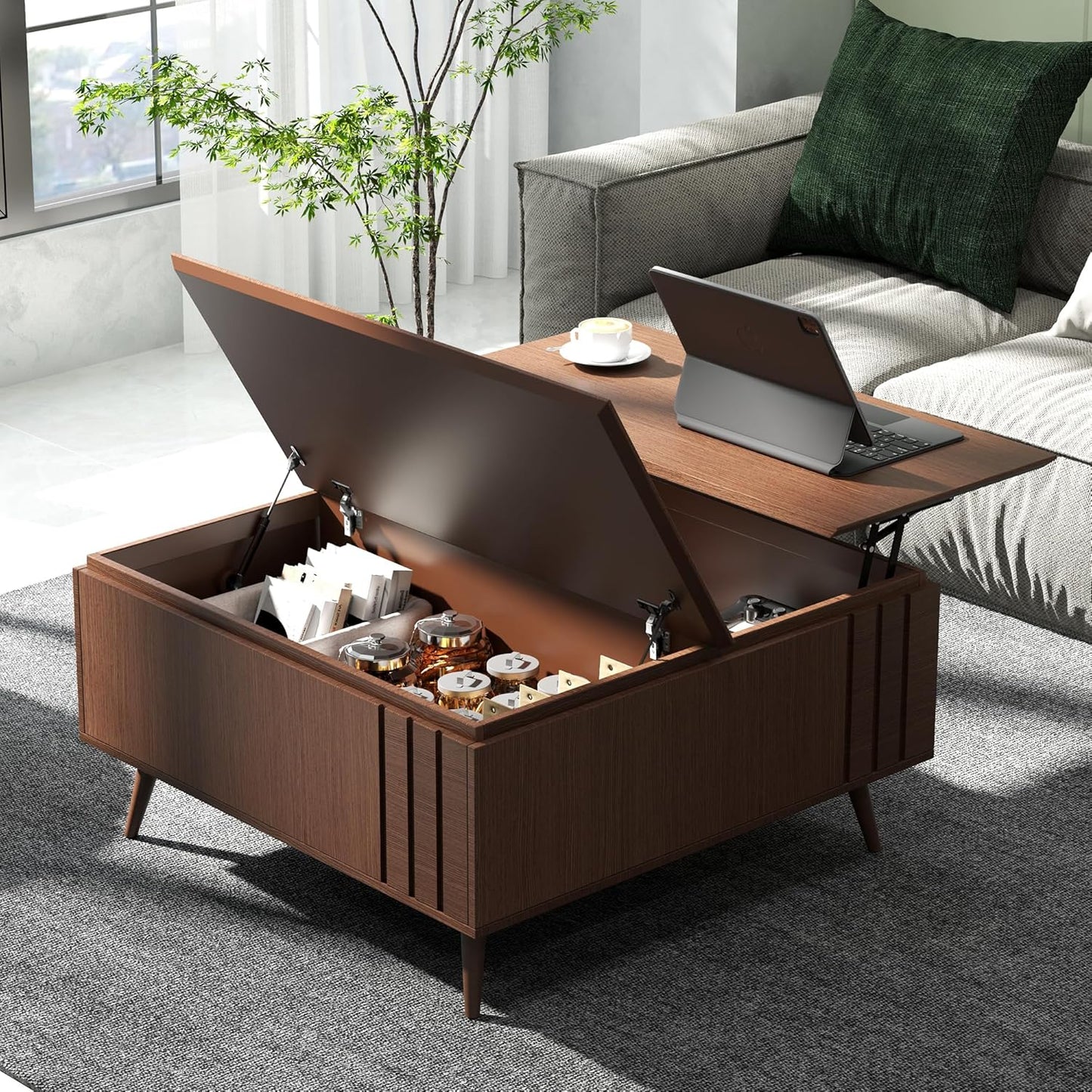 Lift Top Coffee Table with Storage