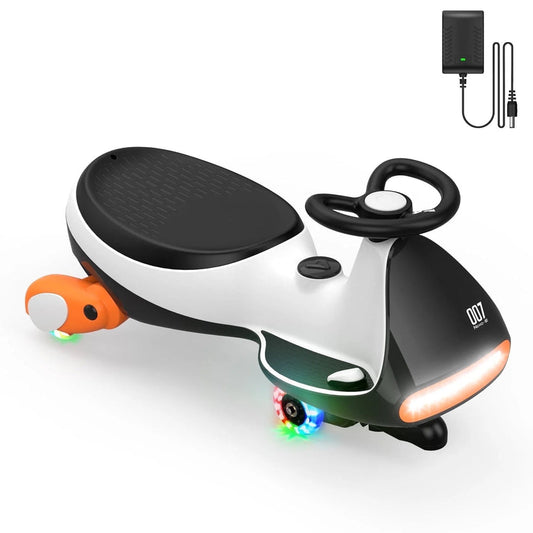 Electric Wiggle Car for Kids – 2 Speeds, Lights & Music