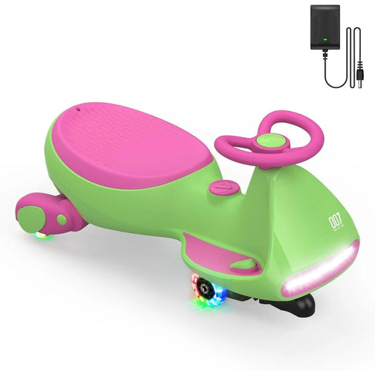 Electric Wiggle Car for Kids – 2 Speeds, Lights & Music