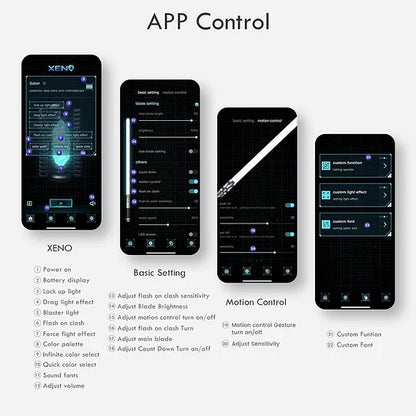 Bluetooth App Control Lightsaber