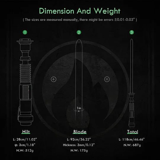 Bluetooth App Control Lightsaber