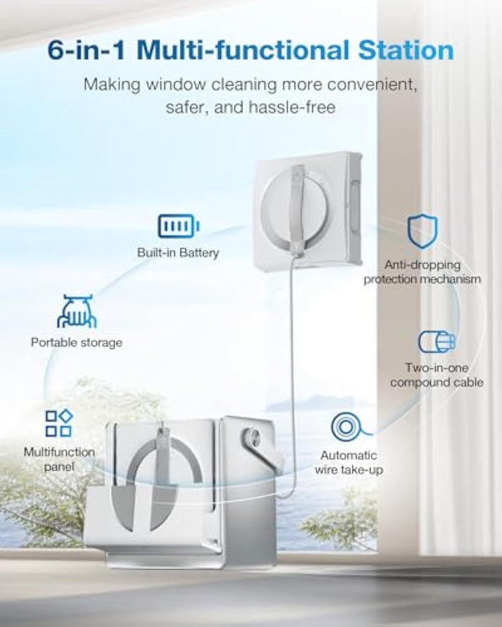 Portable Window Cleaning Robot
